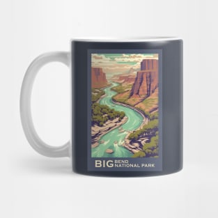 Big Bend National Park Travel Poster Mug